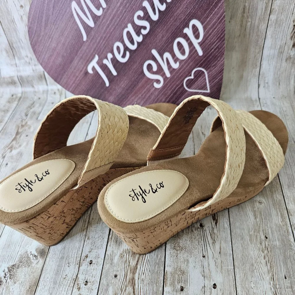 Women's Style & Co Sandals, Tan, Size 7 1/2